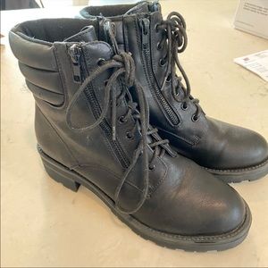 Mia Leather Combat boot